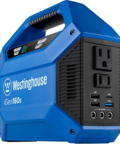 Westinghouse IGEN160S 100-Rated/150-Peak Watt Camping/RV Power Station 155-Watt Hour Portable Solar Generator