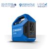 Westinghouse IGEN160S 100-Rated/150-Peak Watt Camping/RV Power Station 155-Watt Hour Portable Solar Generator