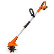 ukoke ST1902 7.8 in. 20-Volt Electric Cordless Garden Tiller/Cultivator with 2.5 Ah Battery Plus Charger