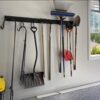 Ultrawall Rack, 13PCS Wall Mount Tools Home Storage System, Adjustable Heavy Duty Steel Garage Organization(9 Hooks, 4 Rails)