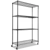 Alera ALESW604818BL Steel 4-Tier Utility Shelving Unit (48-in W x 18-in D x 72-in H) Alera ALESW604818BL Steel 4-Tier Utility Shelving Unit (48-in W x 18-in D x 72-in H)