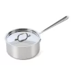All-Clad 4201.5 Stainless Steel Tri-Ply Bonded Dishwasher Safe Sauce Pan with Lid Cookware, 1.5-Quart, Silver