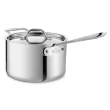 All-Clad 4204 with loop Stainless Steel Tri-Ply Bonded Dishwasher Safe Sauce Pan