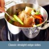 All-Clad 4204 with loop Stainless Steel Tri-Ply Bonded Dishwasher Safe Sauce Pan with Loop Helper Handle and Lid Cookware, 4-Quart, Silver All-Clad 4204 with loop Stainless Steel Tri-Ply Bonded Dishwasher Safe Sauce Pan