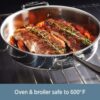 All-Clad 4204 with loop Stainless Steel Tri-Ply Bonded Dishwasher Safe Sauce Pan with Loop Helper Handle and Lid Cookware, 4-Quart, Silver All-Clad 4204 with loop Stainless Steel Tri-Ply Bonded Dishwasher Safe Sauce Pan