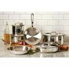 All-Clad 6203 SS Copper Core 5-Ply Bonded Dishwasher Safe Saucepan with Lid / Cookware, 3-Quart, Silver
