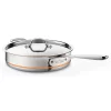 All-Clad 6405 SS Copper Core 5-Ply Bonded Dishwasher Safe Saute Pan Cookware, 5-Quart, Silver