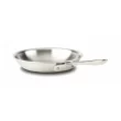 All-Clad BD55108 D5 Brushed 18.10 Stainless Steel 5-Ply Bonded Dishwasher Safe Fry Saute Pan Cookware, 8-Inch