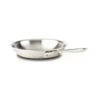 All-Clad BD55112 D5 Brushed 18/10 Stainless Steel 5-Ply Bonded Dishwasher  Safe Fry Pan Saute Pan Cookware, 12-Inch, Silver 