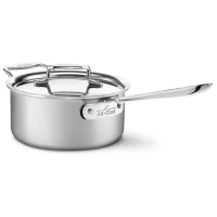 All-Clad Stainless 6-Quart Deep Saute Pot with Lid (4206)