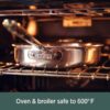 All-Clad BD55204 D5 Stainless Steel Sauce Pan Cookware, 4-Quart, Silver All-Clad BD55204 D5 Stainless Steel Sauce Pan Cookware, 4-Quart, Silver