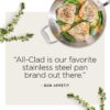 All-Clad BD55403 D5 Brushed Stainless Steel 5-ply Bonded Cookware, Saute Pan with lid, 3 quart, Silver
