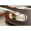 All-Clad E7853364 HA1 Hard Anodized Nonstick Dishwasher Safe PFOA Free Saute Pan Cookware, 4-Quart, Black