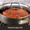 All-Clad E7854464 HA1 Hard Anodized Nonstick Dishwaher Safe PFOA Free Soup Stock Pot Cookware, 4-Quart, Black