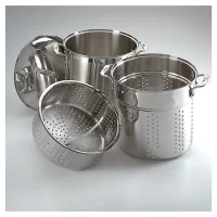  Circulon 84569 Elementum Hard Anodized Nonstick Stock Pot /  Stockpot with Lid - 7.5 Quart, Gray: Home & Kitchen