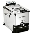 All-Clad EJ814051 Deep Fryer with Basket, Easy Clean, Oil Filtration, Large Capacity 3.5 L / 2.6-Pound, Adjustable Temperature, Digital Timer, Stainless Steel
