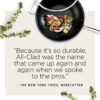 All-Clad Essentials Nonstick Hard Anodized Fry & Sauce Pan, 10.5 inch and 4 quart, Black