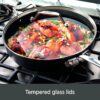 All-Clad Essentials Nonstick Hard Anodized Fry & Sauce Pan, 10.5 inch and 4 quart, Black