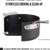 All-Clad H9112S84 Essentials Nonstick Hard Anodized Small Roaster with Rack, 11 X 14 inch, Black
