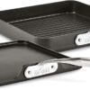 All-Clad H911S284 Essentials Nonstick Hard Anodized Grill & Griddle Set, 11 inch, Black