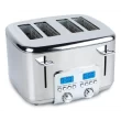 All-Clad TJ824D51 Stainless Steel Digital Toaster with Extra Wide Slot, 4-Slice, Silver