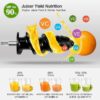 Aobosi Slow Masticating Juicer Machine, Cold Press juicer Extractor, Quiet Motor, Reverse Function, High Nutrient Fruit and Vegetable Juice with Juice Jug & Brush for Cleaning