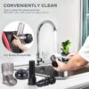 Aobosi Slow Masticating Juicer Machine, Cold Press juicer Extractor, Quiet Motor, Reverse Function, High Nutrient Fruit and Vegetable Juice with Juice Jug & Brush for Cleaning