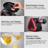 Aobosi Slow Masticating Juicer Machine, Cold Press juicer Extractor, Quiet Motor, Reverse Function, High Nutrient Fruit and Vegetable Juice with Juice Jug & Brush for Cleaning