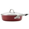 Ayesha Curry 10765 12pc Home Collection Nonstick Cookware Set, Sienna Red
