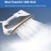 BEAUTURAL 1800-Watt Steam Iron with Digital LCD Screen, Double-Layer and Ceramic Coated Soleplate, 3-Way Auto-Off, 9 Preset Temperature and Steam Settings for Variable Fabric BEAUTURAL 1800-Watt Steam Iron with Digital LCD Screen, Double-Layer and Ceramic Coated Soleplate, 3-Way Auto-Off, 9 Preset Temperature and Steam Settings for Variable Fabric