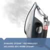 BLACK+DECKER Allure Professional Steam Iron, Comfort Grip, Stainless Steel Soleplate, Gray/Blue, D3030