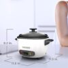 BLACK+DECKER RC516 16-Cup Cooked 8-Cup Uncooked Rice Cooker and Food Steamer, White