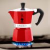 Bialetti 6 Cup Moka Stovetop Espresso Maker, Red Bialetti 6 Cup Moka Stovetop Espresso Maker, Red