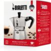 Bialetti Moka Express Iconic Stovetop Espresso Maker, Moka Pot 1 Cup Aluminium, Silver