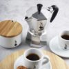 Bialetti Moka Express Iconic Stovetop Espresso Maker, Moka Pot 1 Cup Aluminium, Silver