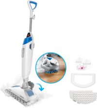 Bissell 1940A Power Fresh Steam Mop with Natural Sanitization, Floor Steamer, Tile Cleaner, and Hard Wood Floor Cleaner with Flip-Down Easy Scrubber