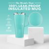 BrüMate Toddy XL - 32oz 100% Leak Proof Insulated Coffee Mug with Handle & Lid - Stainless Steel Coffee Travel Mug - Double Walled Coffee Cup (Aqua) Order preparation time from the supplier is longer than expected. So we canceled to make sure that you can buy a good product in a reasonable time. We refunded you.