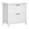 Bush Furniture Key West Pure White Oak 2-Drawer File Cabinet
