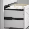 Bush Furniture Key West Pure White Oak 2-Drawer File Cabinet