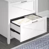 Bush Furniture Key West Pure White Oak 2-Drawer File Cabinet