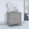 Bush Furniture Salinas Cape Cod Gray 2-Drawer File Cabinet