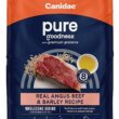 CANIDAE PURE with Wholesome Grains Real Angus Beef & Barley Recipe Adult Dry Dog Food 24 Pound (Pack of 1)