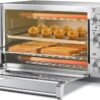 COMFEE' 4 Slice Small Toaster Oven Countertop, 12L with 30-Minute Timer, 3-In-One, Bake, Broil, Toast, 1100 Watts, Dual heating element, Stainless Steel(CFO-BG12(SS))