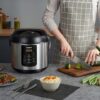 COMFEE' CRS5010BS Rice Cooker, 8-in-1 Stainless Steel Multi Cooker, Slow Cooker, Steamer, Saute, and Warmer, 5.2 QT, 20 Cups Cooked(10 Cups Uncooked), Brown Rice, Quinoa and Oatmeal, 8 One-Touch Programs