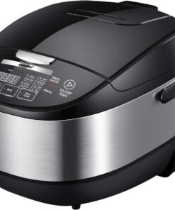 COMFEE' MB-FS5077 5.2Qt Asian Style Programmable All-in-1 Multi Cooker, Rice Cooker, Slow Cooker, Steamer, Saute, Yogurt Maker, Stewpot with 24 Hours Delay Timer and Auto Keep Warm Functions