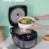 COMFEE' MB-FS5077 5.2Qt Asian Style Programmable All-in-1 Multi Cooker, Rice Cooker, Slow Cooker, Steamer, Saute, Yogurt Maker, Stewpot with 24 Hours Delay Timer and Auto Keep Warm Functions