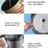 COMFEE' MB-FS5077 5.2Qt Asian Style Programmable All-in-1 Multi Cooker, Rice Cooker, Slow Cooker, Steamer, Saute, Yogurt Maker, Stewpot with 24 Hours Delay Timer and Auto Keep Warm Functions