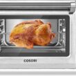 COSORI Toaster Oven, 11-in-1 Convection ovens countertop, Rotisserie & Dehydrator, 12 inch pizza , 52 Recipes & 5 Accessories, CO125-TO, 26.4QT, Stainless steel