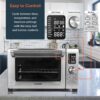 COSORI Toaster Oven, 11-in-1 Convection ovens countertop, Rotisserie & Dehydrator, 12 inch pizza , 52 Recipes & 5 Accessories, CO125-TO, 26.4QT, Stainless steel