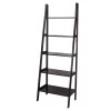 Casual Home 176-53 Ladder Espresso Wood 5-Shelf Ladder Bookcase (24.75-in W x 72-in H x 16-in D)